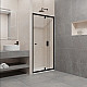 Заказать Душевая дверь RGW Passage PA-02B NEW 80 41080208-14 профиль Черный стекло прозрачное в магазине сантехники Santeh-Crystal.ru