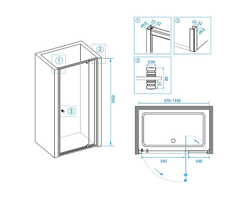 Santeh-Crystal.ru: Душевая дверь RGW Passage PA-02B NEW 100 41080200-14 профиль Черный стекло прозрачное Купить Душевая дверь RGW Passage PA-02B NEW 100 41080200-14 профиль Черный стекло прозрачное в магазине сантехники Santeh-Crystal.ru