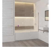 Шторка на ванну RGW Screens SC-05 80x150 профиль Хром стекло прозрачное