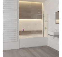 Шторка на ванну RGW Screens SC-08 100x150 профиль Хром стекло прозрачное