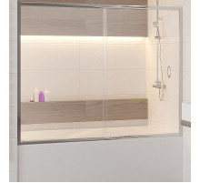 Шторка на ванну RGW Screens SC-62 150x150 01116215-11 профиль Хром стекло прозрачное