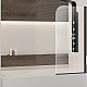 Заказать Шторка на ванну RGW Screens SC-09B 60x150 06110906-14 профиль Черный стекло прозрачное в магазине сантехники Santeh-Crystal.ru