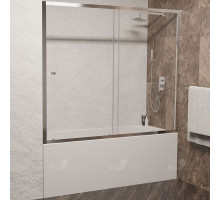 Шторка на ванну RGW Screens SC-42 150x150 04114215-11 профиль Хром стекло прозрачное