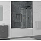Купить Шторка на ванну RGW Screens SC-47B 100x150 41114710-14 профиль Черный стекло прозрачное в магазине сантехники Santeh-Crystal.ru