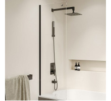 Шторка на ванну RGW Screens SC-056-8-B 30x150 35110562830-14 профиль Черный стекло прозрачное