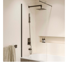 Шторка на ванну RGW Screens SC-051B 60х150 351105106-14 профиль Черный стекло прозрачное