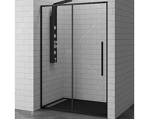 Заказать Душевая дверь RGW Stilvoll SV-12B 130 32321213-14 профиль Черный стекло прозрачное в магазине сантехники Santeh-Crystal.ru