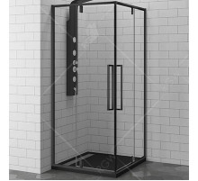 Душевой уголок RGW Stilvoll SV-33-B 80х80 06323388-14 профиль Черный стекло прозрачное