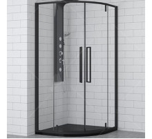 Душевой уголок RGW Stilvoll SV-53-B 80х80 06325388-14 профиль Черный стекло прозрачное