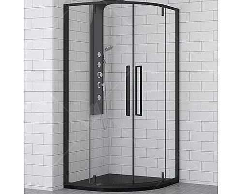 Заказать Душевой уголок RGW Stilvoll SV-53-B 100х100 06325300-14 профиль Черный стекло прозрачное в магазине сантехники Santeh-Crystal.ru