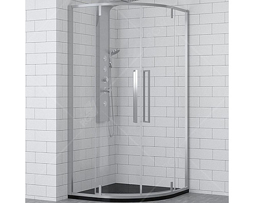 Купить Душевой уголок RGW Stilvoll SV-53 80х80 06325388-11 профиль Хром стекло прозрачное в магазине сантехники Santeh-Crystal.ru