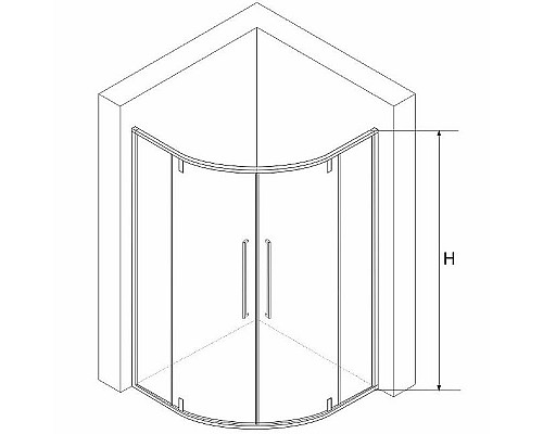 Заказать Душевой уголок RGW Stilvoll SV-53 100х100 06325300-11 профиль Хром стекло прозрачное в магазине сантехники Santeh-Crystal.ru