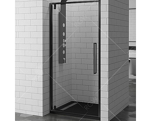 Купить Душевая дверь RGW Stilvoll SV-02B 80 06320208-14 профиль Черный стекло прозрачное в магазине сантехники Santeh-Crystal.ru