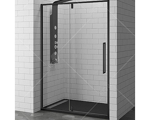 Приобрести Душевая дверь RGW Stilvoll SV-03 90 06320309-14 профиль Черный стекло прозрачное в магазине сантехники Santeh-Crystal.ru