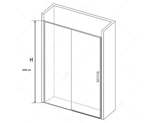 Заказать Душевая дверь RGW Stilvoll SV-13 140 06321314-11 профиль Хром стекло прозрачное в магазине сантехники Santeh-Crystal.ru