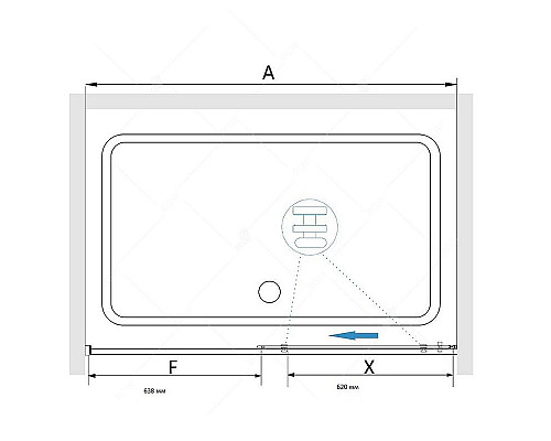 Заказать Душевая дверь RGW Stilvoll SV-13 140 06321314-11 профиль Хром стекло прозрачное в магазине сантехники Santeh-Crystal.ru