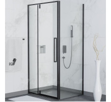 Душевой уголок RGW Stilvoll SV-34 100х100 06323400-014 профиль Черный матовый стекло прозрачное