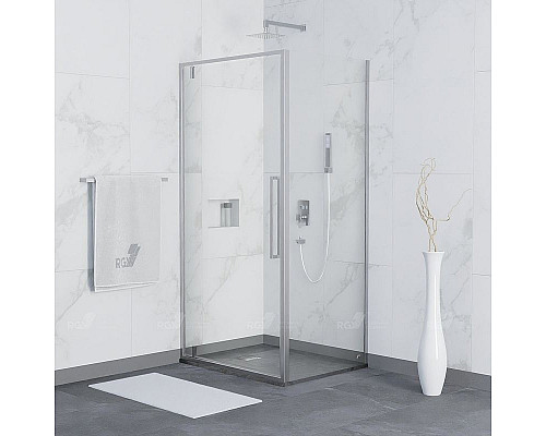 Приобрести Душевой уголок RGW Stilvoll SV-35 90х90 06323599-011 профиль Хром стекло прозрачное в магазине сантехники Santeh-Crystal.ru