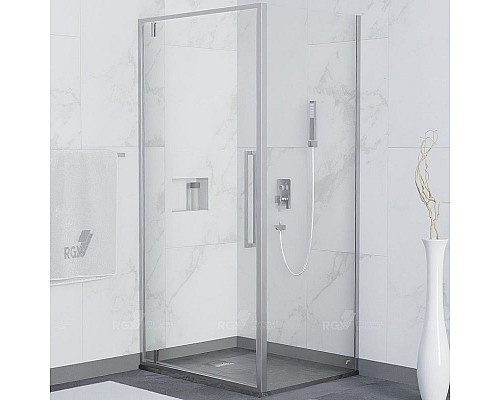 Приобрести Душевой уголок RGW Stilvoll SV-35 100х100 06323500-011 профиль Хром стекло прозрачное в магазине сантехники Santeh-Crystal.ru