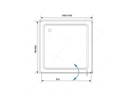Заказать Душевой уголок RGW Stilvoll SV-43 100х80 06324308-011 профиль Хром стекло прозрачное в магазине сантехники Santeh-Crystal.ru