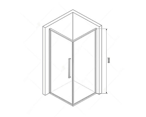 Заказать Душевой уголок RGW Stilvoll SV-43 100х80 06324308-011 профиль Хром стекло прозрачное в магазине сантехники Santeh-Crystal.ru