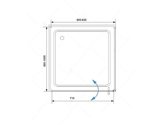 Заказать Душевой уголок RGW Stilvoll SV-43 90х100 06324390-011 профиль Хром стекло прозрачное в магазине сантехники Santeh-Crystal.ru