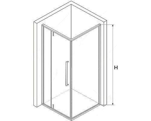 Заказать Душевой уголок RGW Stilvoll SV-34 100х100 06323400-11 профиль Хром стекло прозрачное в магазине сантехники Santeh-Crystal.ru