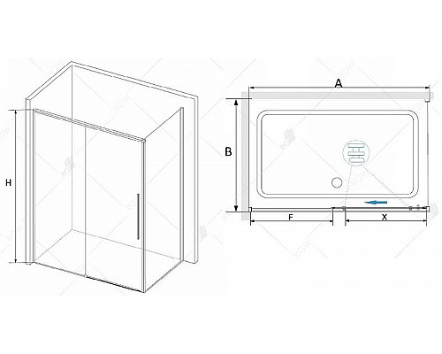 Заказать Душевой уголок RGW Stilvoll SV-42 120x90 32324292-011 профиль Хром стекло прозрачное в магазине сантехники Santeh-Crystal.ru