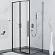 Заказать Душевой уголок RGW Stilvoll SV-42B 120x70 32324272-014 профиль Черный стекло прозрачное в магазине сантехники Santeh-Crystal.ru