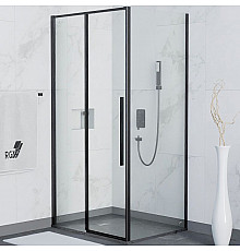 Душевой уголок RGW Stilvoll SV-42B 130x80 32324238-014 профиль Черный стекло прозрачное