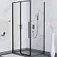 Заказать Душевой уголок RGW Stilvoll SV-42B 130x80 32324238-014 профиль Черный стекло прозрачное в магазине сантехники Santeh-Crystal.ru