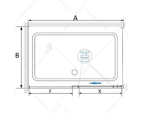 Заказать Душевой уголок RGW Stilvoll SV-42B 130x80 32324238-014 профиль Черный стекло прозрачное в магазине сантехники Santeh-Crystal.ru