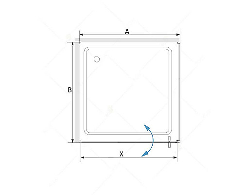 Купить Душевой уголок RGW Stilvoll SV-43 80x90 06324389-011 профиль Хром стекло прозрачное в магазине сантехники Santeh-Crystal.ru