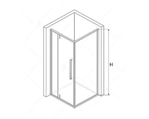 Купить Душевой уголок RGW Stilvoll SV-44 120x100 06324420-011 профиль Хром стекло прозрачное в магазине сантехники Santeh-Crystal.ru