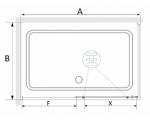 Купить Душевой уголок RGW Stilvoll SV-42-1 110x90 323242119-011 профиль Хром стекло прозрачное в магазине сантехники Santeh-Crystal.ru