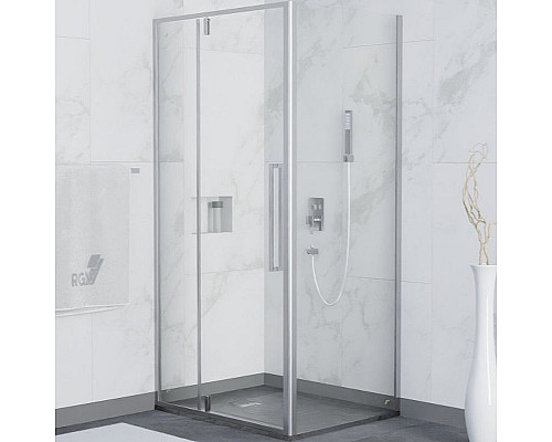 Купить Душевой уголок RGW Stilvoll SV-34 90х90 06323499-11 профиль Хром стекло прозрачное в магазине сантехники Santeh-Crystal.ru