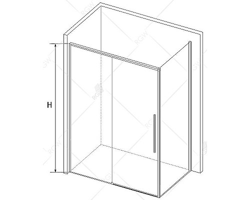 Купить Душевой уголок RGW Stilvoll SV-42 150х80 32324258-011 профиль Хром стекло прозрачное в магазине сантехники Santeh-Crystal.ru