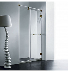 Душевая дверь в нишу RGW Viscount VI-01 120 петли Золото стекло прозрачное