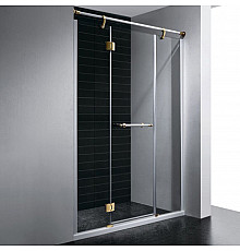 Душевая дверь в нишу RGW Viscount VI-02 140 петли Золото стекло прозрачное