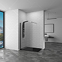 Душевая перегородка RGW Walk In WA-10B 80 351001008-14 профиль Черный стекло прозрачное Душевая перегородка RGW Walk In WA-10B 80 351001008-14 профиль Черный стекло прозрачное