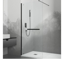 Душевая перегородка RGW Walk In WA-041B 100 35104010-14 профиль Черный стекло прозрачное