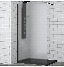 Душевая перегородка RGW Walk In WA-002B 100 35100210-24 профиль Черный стекло матовое-сатинат