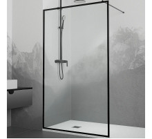 Душевая перегородка RGW Walk In WA-012B 80 35101280-84 профиль Черный стекло прозрачное