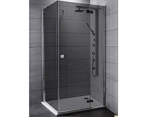 Заказать Душевой уголок Radaway Almatea KDJ 120x80 R 32141-01-05NR профиль Хром стекло графит в магазине сантехники Santeh-Crystal.ru