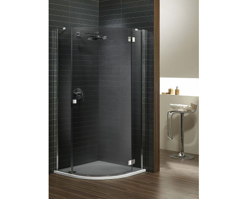 Заказать Душевой уголок Radaway Almatea PDJ 90x90 R 30702-01-05N профиль Хром стекло графит в магазине сантехники Santeh-Crystal.ru