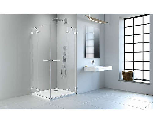 Приобрести Душевая дверь Radaway Arta KDJ II/KDD II 50 386420-03-01R профиль Хром стекло прозрачное в магазине сантехники Santeh-Crystal.ru