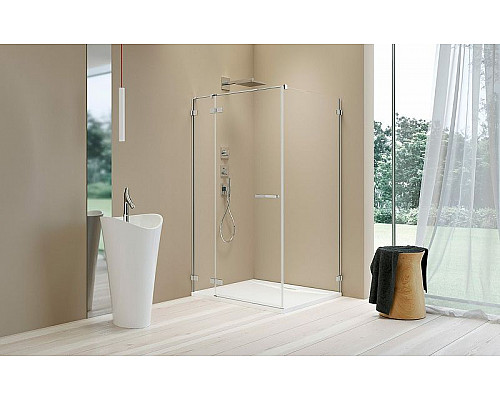 Приобрести Душевая дверь Radaway Arta KDJ II/KDD II 50 386420-03-01R профиль Хром стекло прозрачное в магазине сантехники Santeh-Crystal.ru