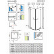Заказать Душевая дверь Radaway Arta DWJS 140 386456-03-01L профиль Хром стекло прозрачное в магазине сантехники Santeh-Crystal.ru