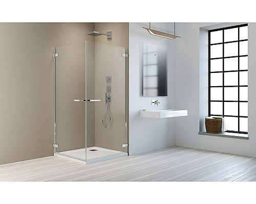 Купить Душевая дверь Radaway Arta KDD I 90 386061-03-01L профиль Хром стекло прозрачное в магазине сантехники Santeh-Crystal.ru