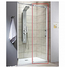 Душевая дверь Radaway Espera DWJ/KDJ 50 380495-01L профиль Хром стекло прозрачное